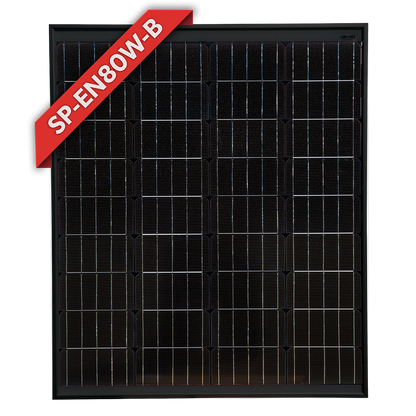 80W Fixed Mono Solar Panel (Silver or Black Frame)