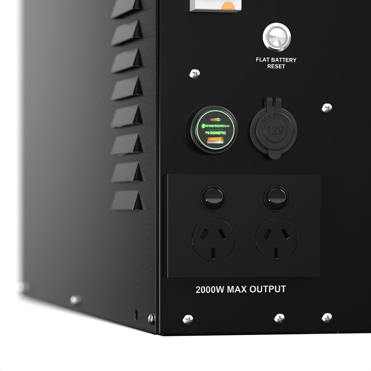 Commercial Power System – Upright (with integrated 200Ah Lithium Battery)