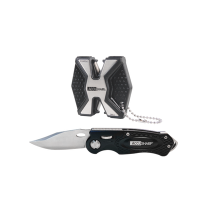 AccuSharp Sport Knife and Two Step Sharpener Combo Pack