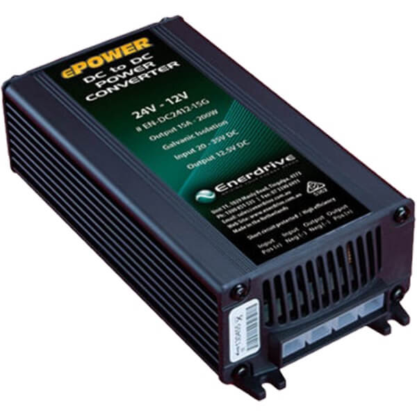 24V – 12V / 15A Gal Iso