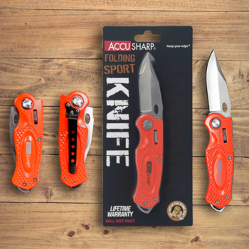 AccuSharp Orange Sport Knife