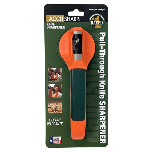 AccuSharp Pull Through  Sharpener - Orange/Green