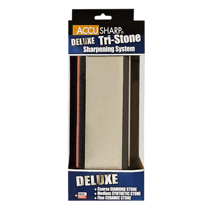 AccuSharp Deluxe Tri-Stone Sharpener