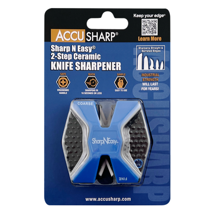 AccuSharp SharpNEasy Blue Two Step Sharpener - Carded