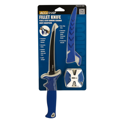 AccuSharp Fillet Knife with 2 Step Sharpener
