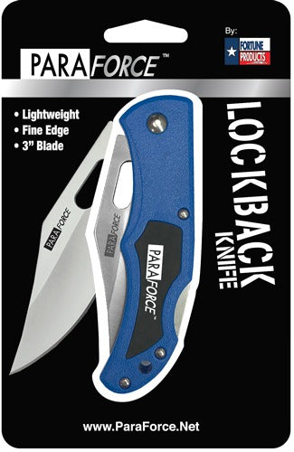 AccuSharp Paraforce Lock Back Knife Assorted Colours