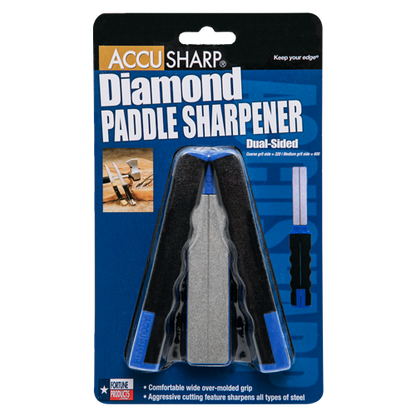 AccuSharp Diamond Paddle Sharpener - Blue