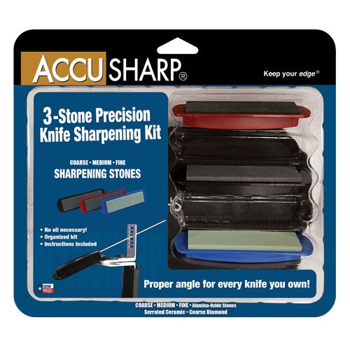 AccuSharp Precision 3 Stone Knife Sharpener Kit