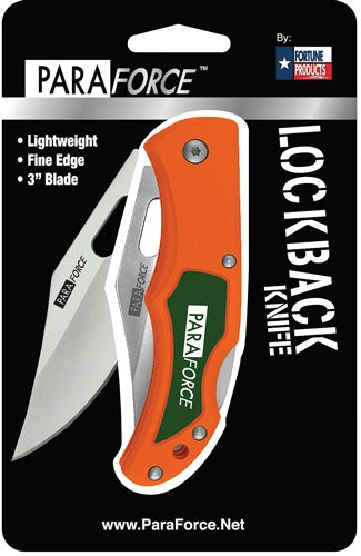 AccuSharp Paraforce Lock Back Knife Assorted Colours