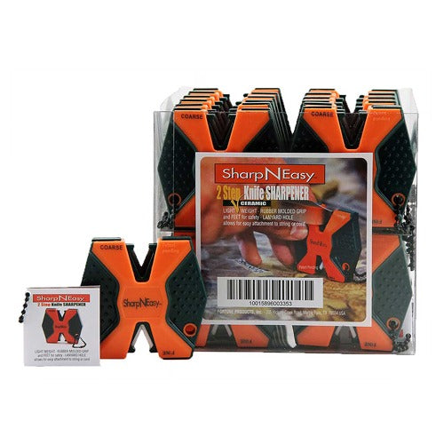 AccuSharp SharpNEasy Orange Two Step Sharpener - Carded