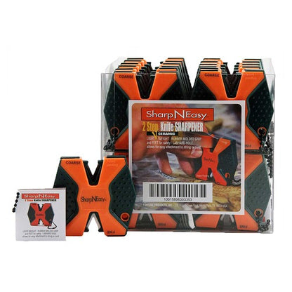 AccuSharp SharpNEasy Orange Two Step Sharpener - Carded