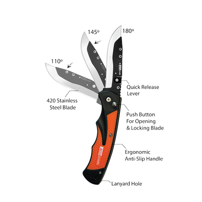 AccuSharp Razor Knife - Orange