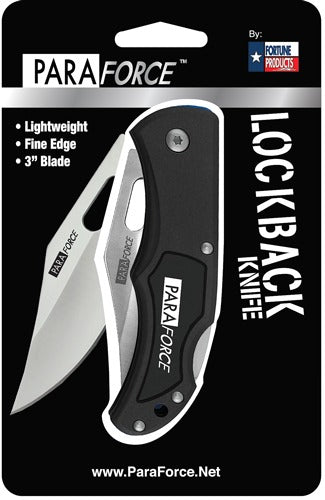 AccuSharp Paraforce Lock Back Knife Assorted Colours