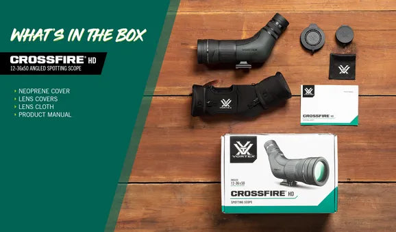 Vortex Crossfire 12-36x50 Angled Spotting Scope